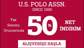 1V1Y.COM U.S. Polo Assn. Yaz Sezonu Ürünlerinde Net %50 İndirim