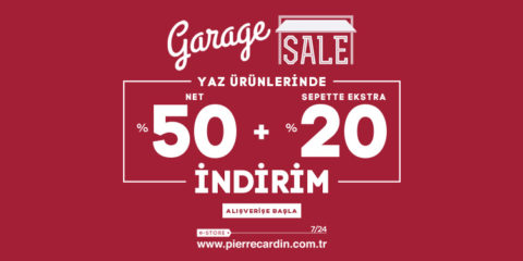Pierre Cardin Garage Sale %50 + %20 İndirim