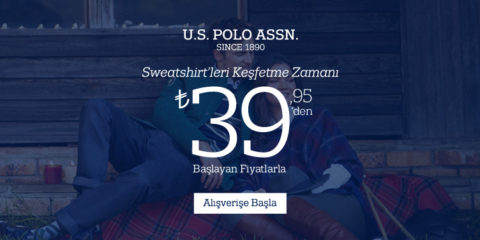 U.S. Polo Assn. Sweatshirtler 39,95₺’den Başlayan Fiyatlarla