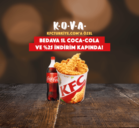 KFC KOVA %25 Bedava